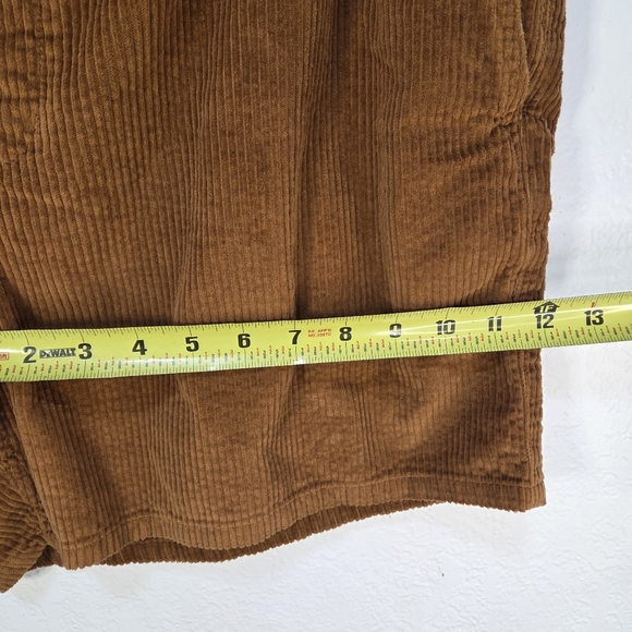 Madewell Men's XL Brown Corduroy Pull-On Shorts Elastic Waist Casual - Picture 14 of 16